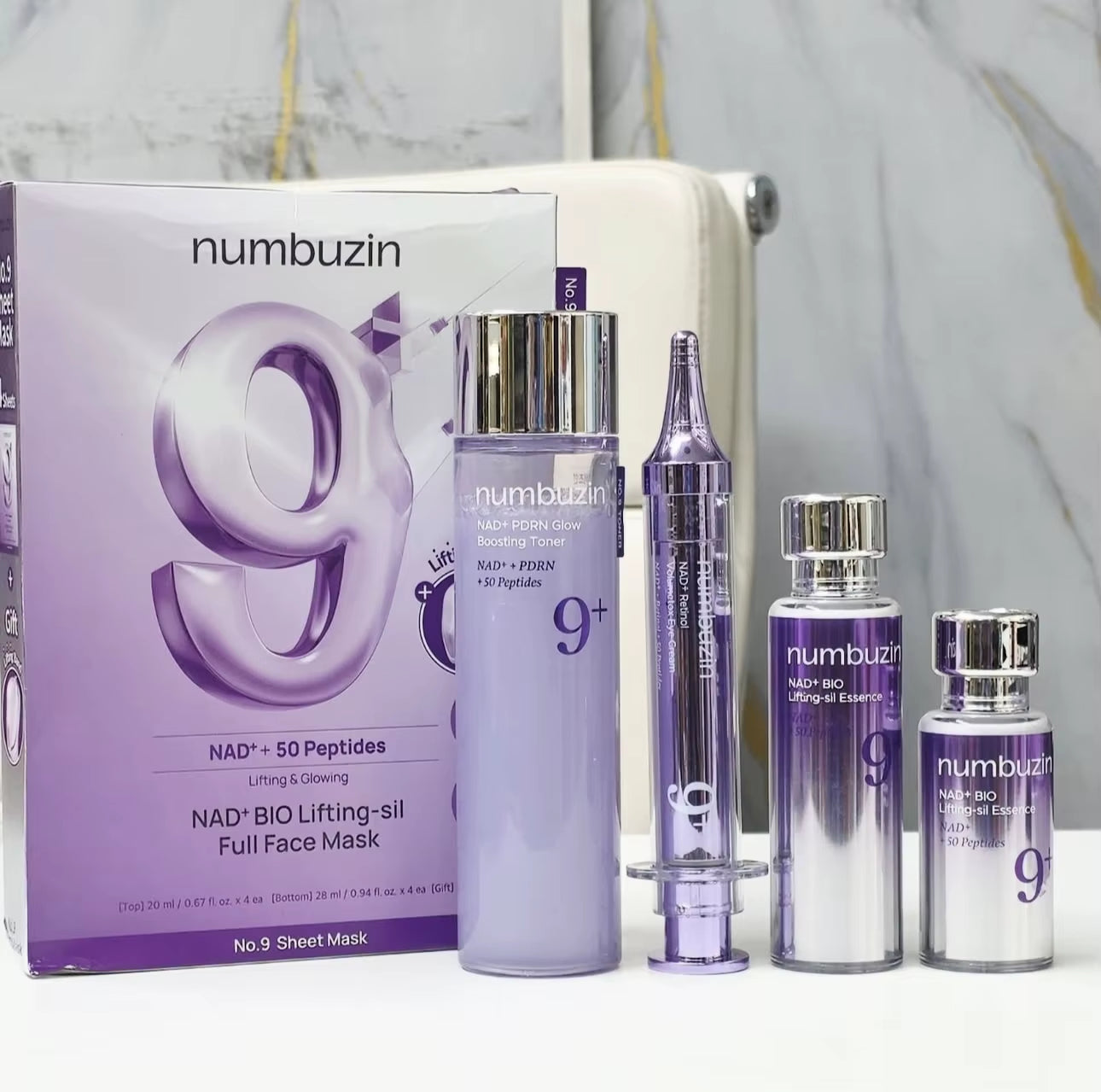 Kit SkinCare Cuidado Facial Numbuzin Tônico